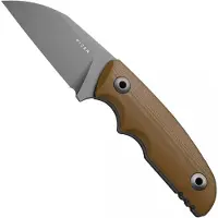 Kizer Cutlery Snick 1085A2 Gray Stonewashed AEB-L, Brown G10, Fahrtenmesser, Kornel Kiss Design