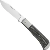 Kizer Cutlery Trestle D V3760A1 Stonewashed Nitro-V, Aluminum & Norplex UltreX Micarta, Taschenmesser, Azo Design