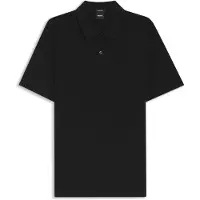 BOSS für Herren. 50553564 Pallas Poloshirt schwarz (S), Lässig, Baumwolle, Kurzarm