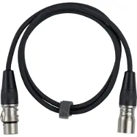 Fuj:tech XLR Male to XLR Female Microphone Cable, 5 m, black