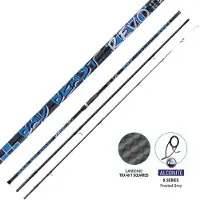 Bad Bass Bad Beast Revo Fuji Brandungsrute Silber 4.30 m / 130 g Silber 4.30 m