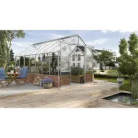 Vitavia Vitavia, Gewächshaus "Cassandra 11500", aluminium eloxiert, 11,5 m², ohne Sockelmauer, 3 mm ESG