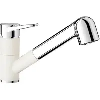 BLANCO Küchenarmatur mit Handbrause WEGA-S II weiß matt 526421