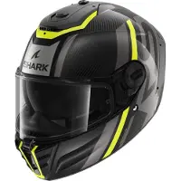Shark Spartan RS Carbon Shawn Carbon Gelb Anthrazit DYA Integralhelm Größe XL