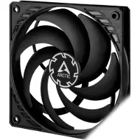 Arctic P12 Slim PWM PST 120 mm PWM Lüfter optimiert für statischen Druck mit integriertem Y-Kabel, Ventilator, 12 cm, 2100 RPM, 0,3 Sone, 41,1 cfm, 71,53 m³/h