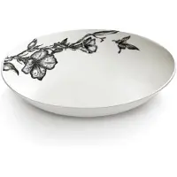 Serax Schüssel Oval M Magical Blossom Unity Tableware by Tomorrowland White 23 cm