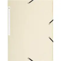 Exacompta Gummibandmappe A4 Vanille