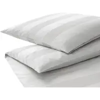 Elegante Mako-Satin-Kissenbezug einzeln En Bloc Farbe Weiss Größe 80x80cm