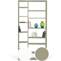 Temahome »Valsa 01« Bücherregal Grau matt