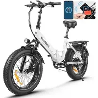 Samebike E-Bike - - LOTDM200-II-FT-WH - 48V 13Ah - Reichweite 60-120 km - Klappbar
