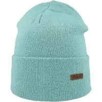 Eisglut Tonio Damen Beanie aus Baumwolle mit Klappsaum, zweischichtig und warm, FROST