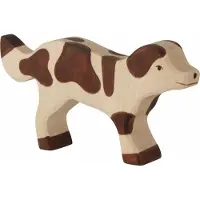 Gollnest & Kiesel Holztiger 80058 Hofhund ca. 14 x 2,3 x 7,5 cm, Holz, braun