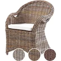 Harms Import Interia Home & Living 970399 Sessel 'BREST' mit Armlehnen, für Innenbereich