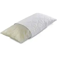 Irisette Kopfkissen , weiß , Maße (cm): B: 40 H: 10