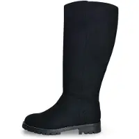 Nae Vegan Shoes Irem Vegane Stiefel – Schwarzes Wildleder mit Reißverschluss