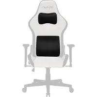 Dutzo Lnde- og nakkepude st til gamingstole - Sort - Memory foam