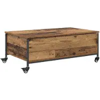 vidaXL Couchtisch Altholz 91 x 55 x 32 cm Holzwerkstoff