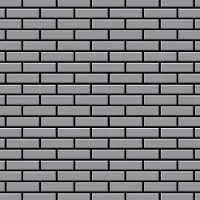 ALLOY Mosaik Fliese Massiv Metall Edelstahl Matt Grau 1,6mm Stark Pk-s-s-ma 1 Paket mit 10 Matten 0,88 m2 Grau