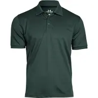 Tee Jays 7000 | Club Poloshirt für Herren - 95% Polyester (recycelt) - Farbe: Dark Green - Größe: M