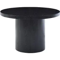 Vente-unique Esstisch ausziehbar - 4 bis 12 Personen - MDF - Schwarz - SIDRINA