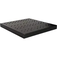 Equip Fachboden variabel 19" für Serverschränke 1U 50cm sw