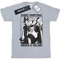 Disney - "Every Fairy Tale Needs A Villain" T-Shirt für Herren (Grau)