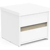 CALICOSY Nachttisch CLYDE in Helles - (W) 43,1 x (H) 38,8 x (L) 39,7 cm | Gr.: onesize