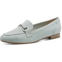 Marco Tozzi Slipper, Blockabsatz, Loafer, Businessschuh mit Schmuckspange