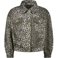 Vingino Jeansjacke Tori Leopard Mädchen Grau 104