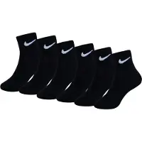 Nike Kids Socken - Leistung Basic Niedrig - 6er-Pack - Schwarz - - 23,5/27 - Socken