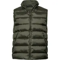 Tee Jays Herren Leichtes Steppgilet Bodywarmer 9648 deep green XL