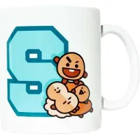 Pricenet becher BT21 Shooky junior 300 ml Keramik weiß/blau