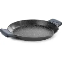 Lacor 25440 Paella-Pfanne mit Silikongriffen 42cm, Aluguss