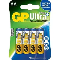 GP Battery Ultra+ Alkaline Aa Lr6 1,5 V Batterien, 4 Stück – Gp15Aup-U4