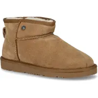 Mjúka Cardstone Warm gefüttert Stiefel, Chestnut, 32