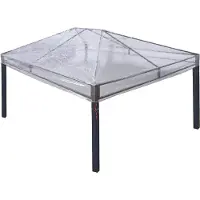 vidaXL Ersatzbezug für Pavillon Transparent 400 x 300 x 32 cm PVC