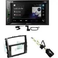 Pioneer AVH-A3200DAB USB Digitalradio Einbauset für Mitsubishi Pajero ab 2015