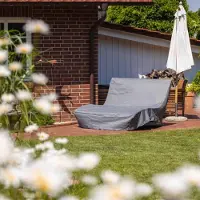 SCALANT Waldsofa Classic, Auflage, Kissen und Schutzhülle, Lärche, Sonnenliege