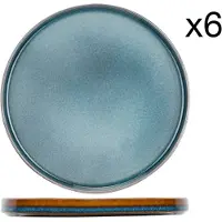 Cosy & Trendy Dessertteller Quintana Blue 22 cm (6er-Set)