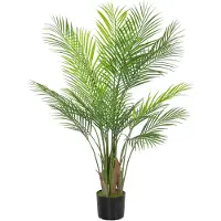 HOMCOM Kunstpflanze-Ø16,5cm x 120H cm-Grün | Gr.: onesize