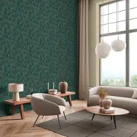 Living Walls Vliestapete "Tropen-Tapete - Blättermuster modern glänzend" leicht glänzend strukturiert Elegante Vliestapete mit tropischem Blättermuster