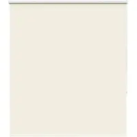 vidaXL Verdunkelungsrollo Cremeweiß 135x130cm Stoffbreite 131,6cm