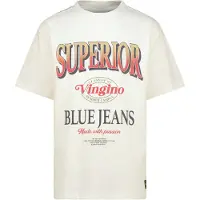 Vingino Oversized T-Shirt Hanis Junge Weiß 104