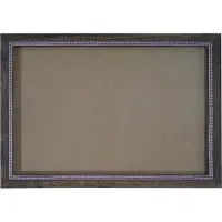 Mendler Bilderrahmen T250, Fotorahmen Holzrahmen Wand-Rahmen, 46x66cm Shabby-Look Landhaus ~ braun