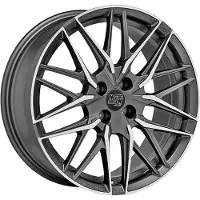 MSW Alufelge 50-4 7.5X18 4X108 Et 20 Matt Gun Metal Full Polished (Mgmfp)