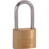 Kasp K12040L40D Hængelås 40 mm Gyldengul Nøglelås