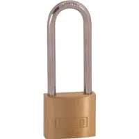 Kasp K12040L63D Hængelås 40 mm Gyldengul Nøglelås