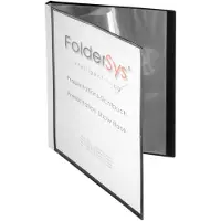 FolderSys Präsentations-Sichtbuch, 10 Hüllen schwarz 310 x 240 x 12 mm (HxBxT)