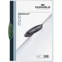 Durable Klemmmappe Swingclip, DIN A4, PP, mit Clip, grün