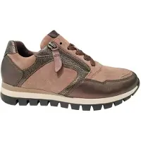 Gabor Damen Sneaker mit Schnürung und Reißverschluss, ca. 2,5 cm Absatz, Größe 36